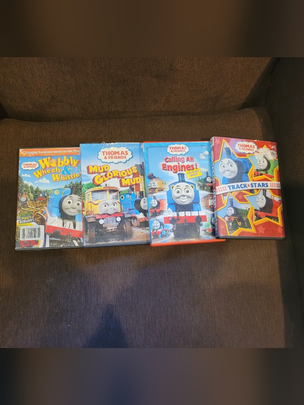 Lof Of 4 Vintage Thomas The Tank Engine And Friends Dvds
